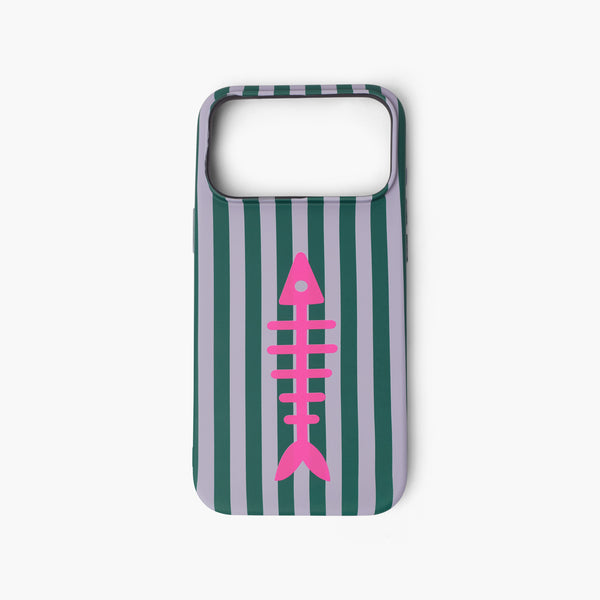 Funda de móvil Rayas Verde