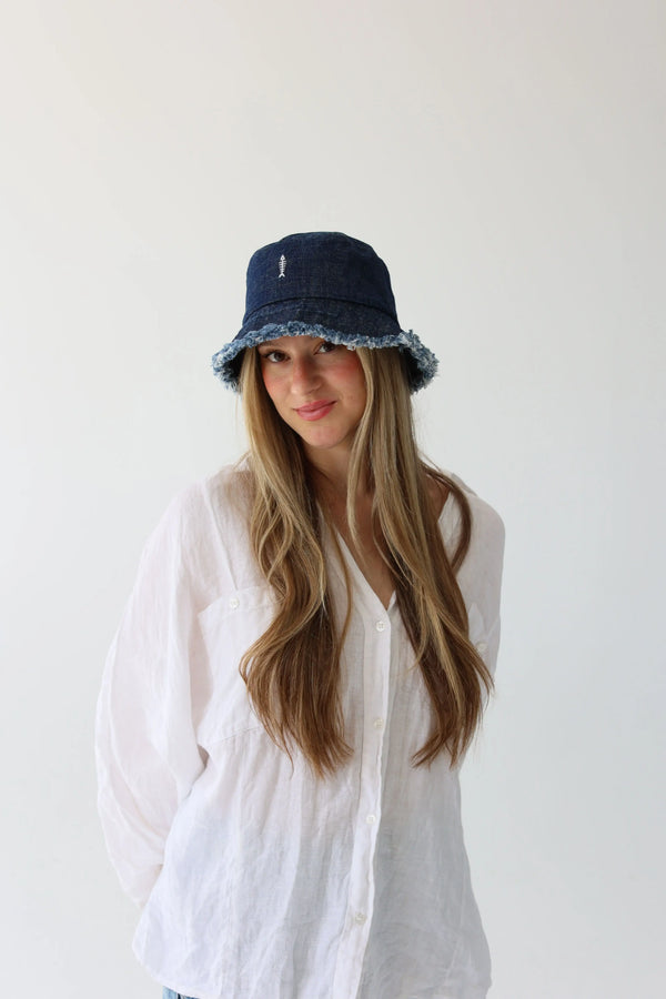 Gorro Bucket Denim