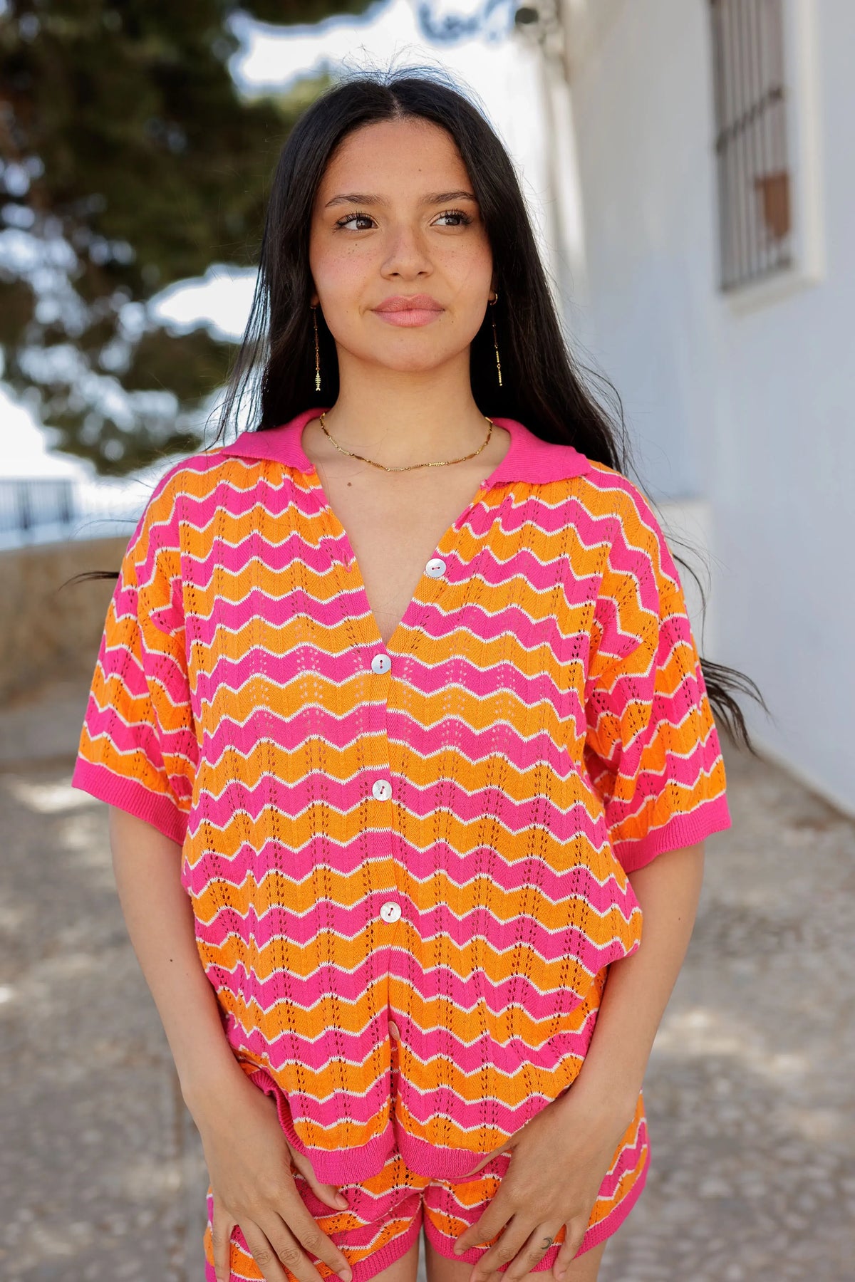 Short Amelia Rosa Naranja