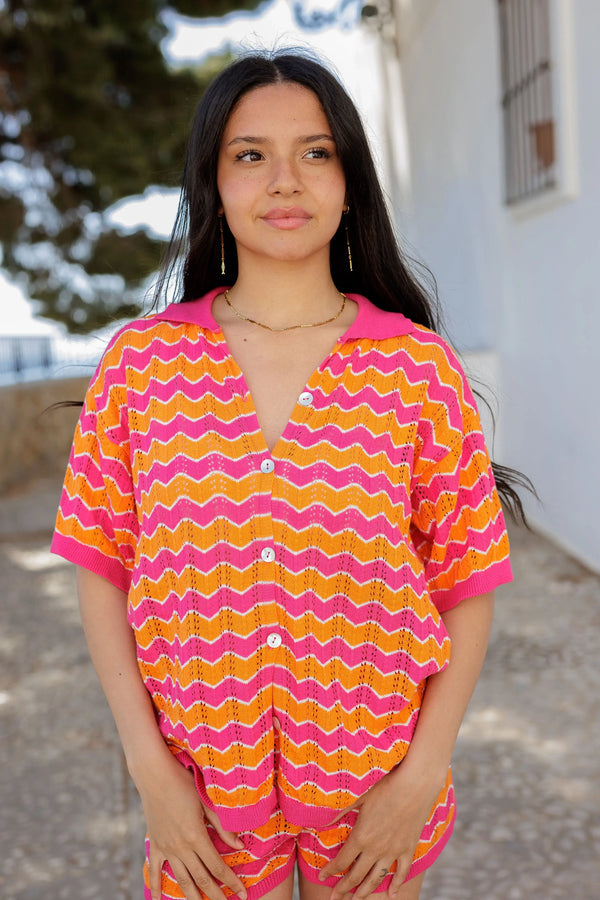 Short Amelia Rosa Naranja