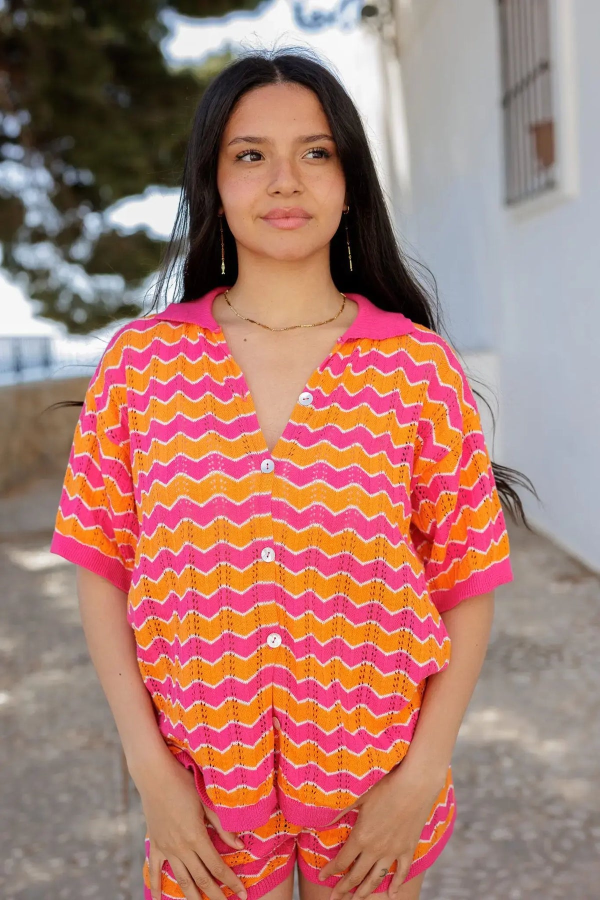 Camisa Mia Rosa Naranja