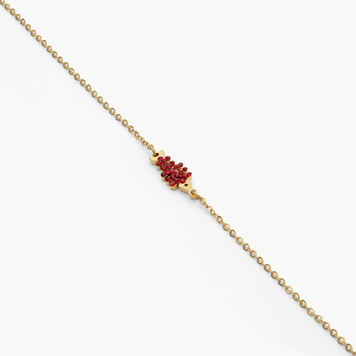 Pulsera Raspa brillo Rojo