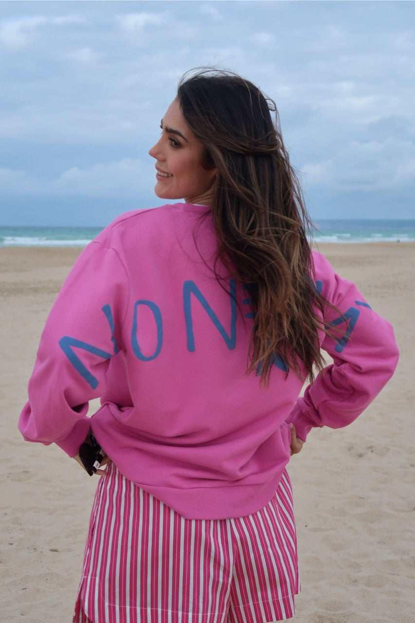 Sudadera Multicolor Rosa