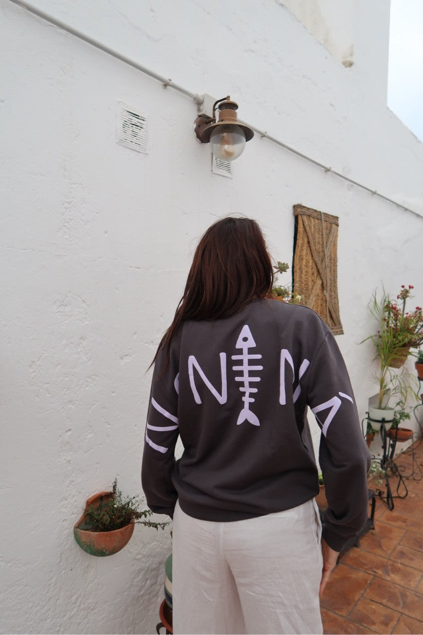 Sudadera Multicolor Gris
