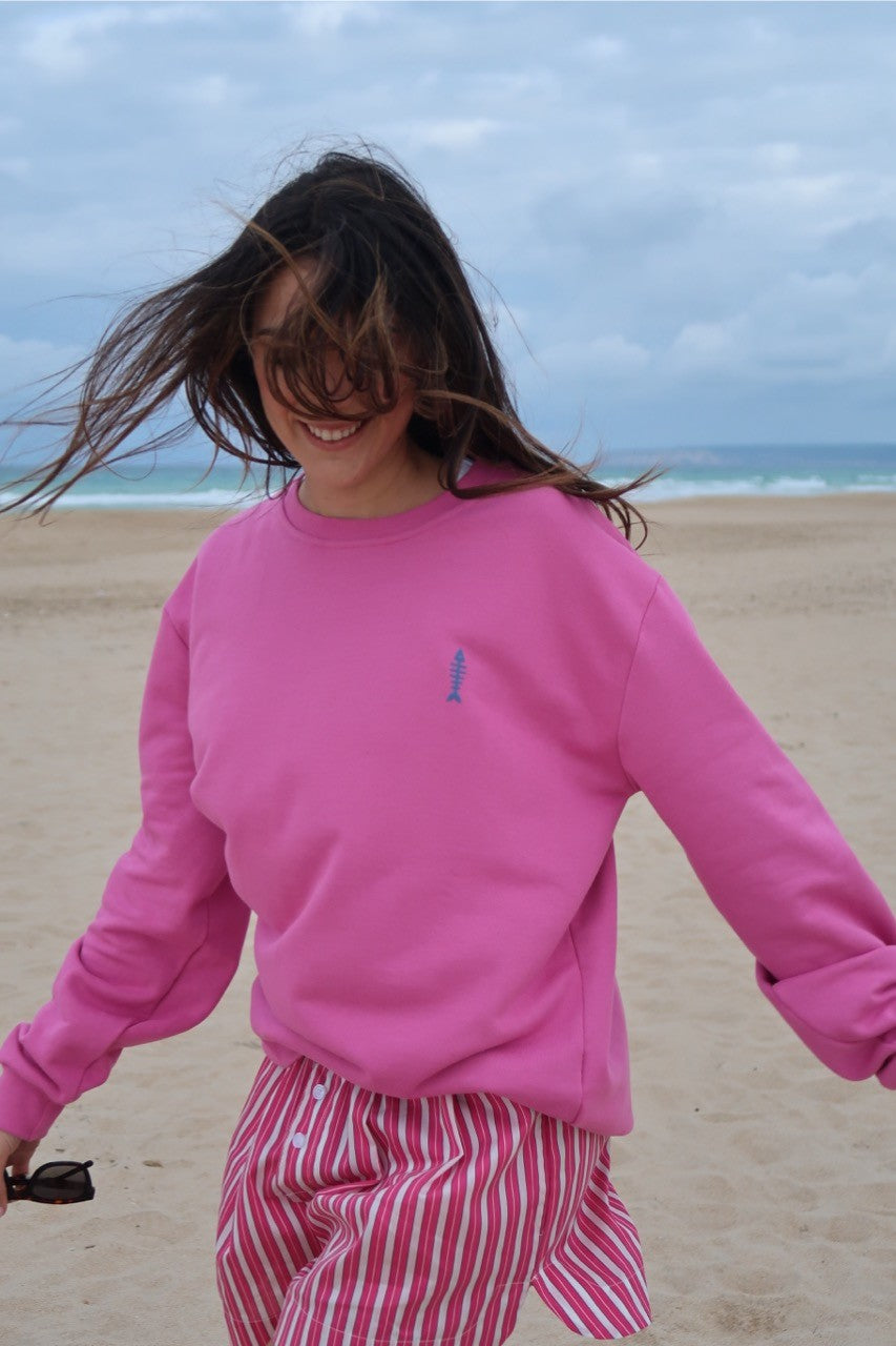 Sudadera Multicolor Rosa