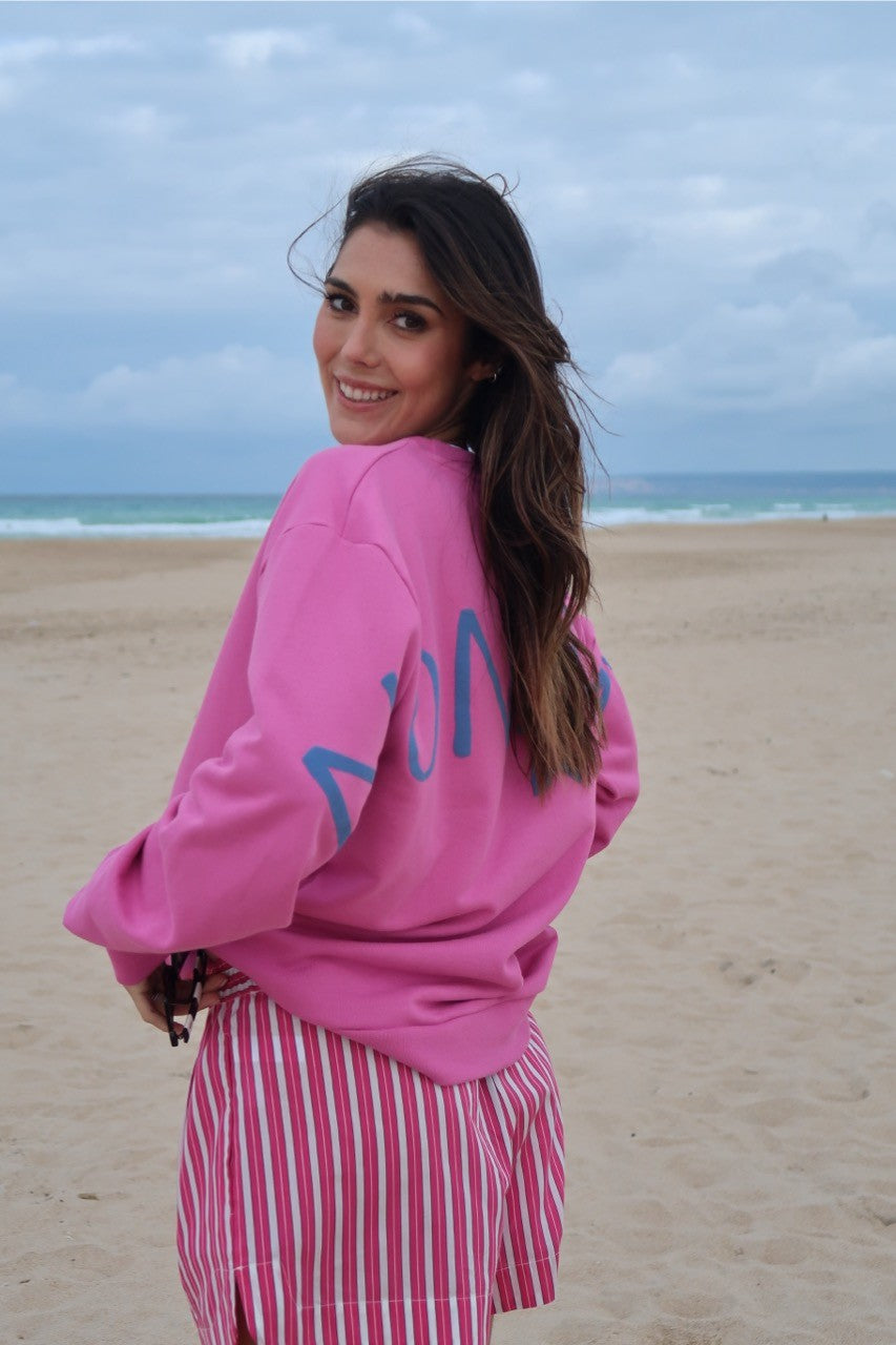 Sudadera Multicolor Rosa