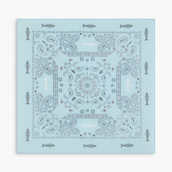 Pañuelo Bandana Celeste