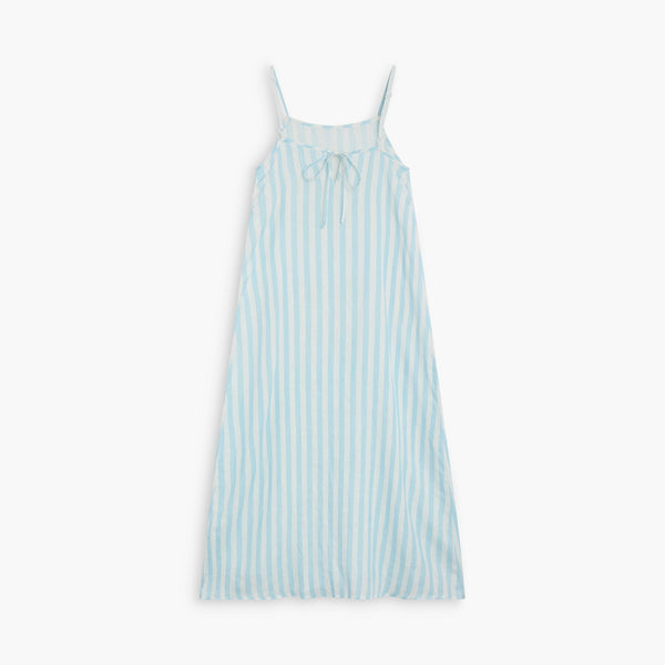 Vestido Matty Blanca y Azul