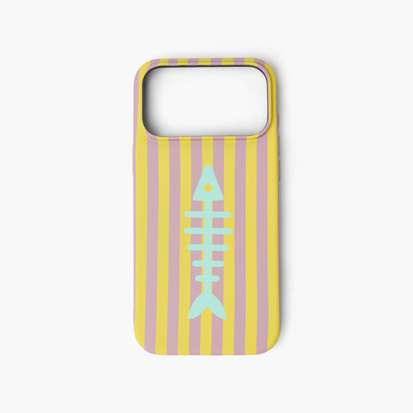 Funda de móvil Rayas Amarilla