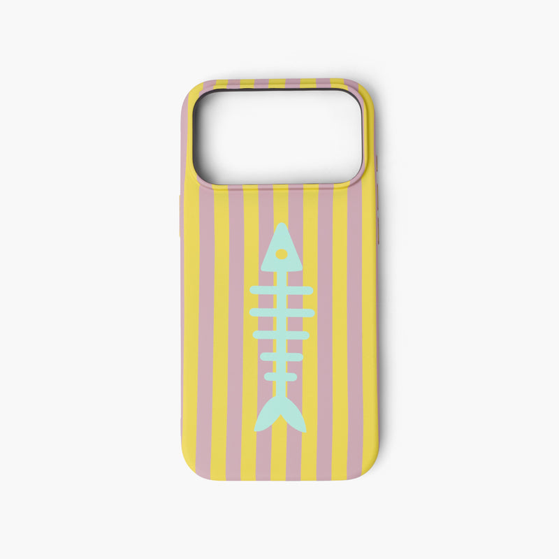Funda de móvil Rayas Amarilla