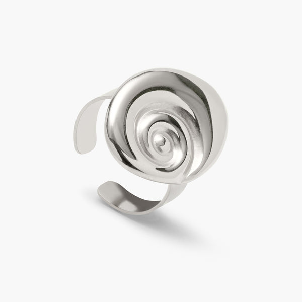 Anillo Shiba Plateado