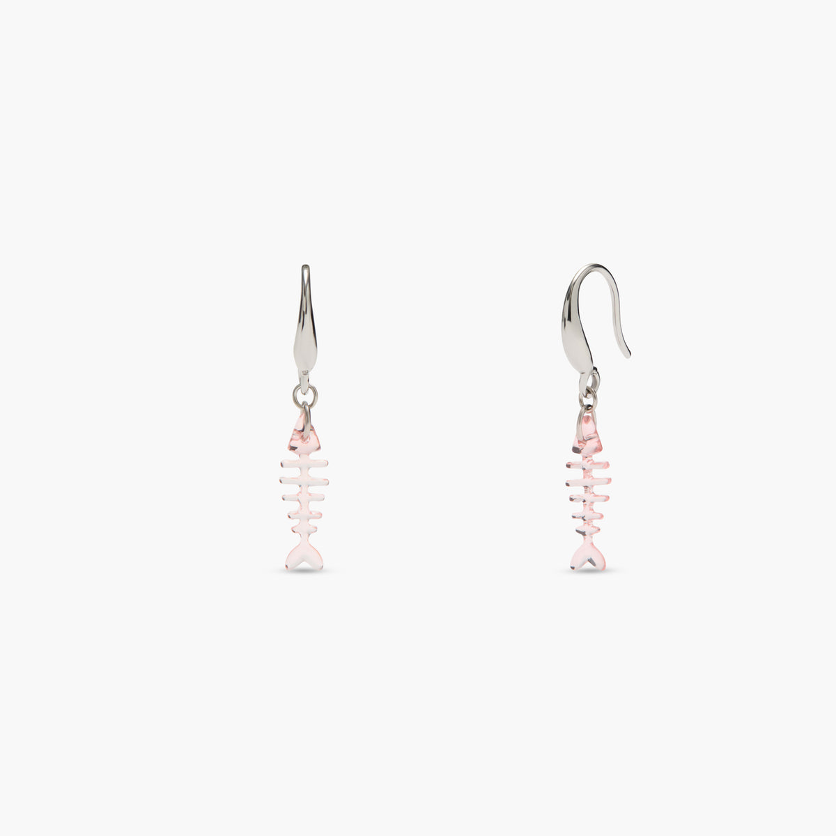 Pendientes Piscis Rosa