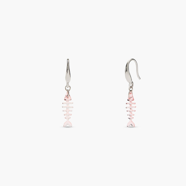 Pendientes Piscis Rosa