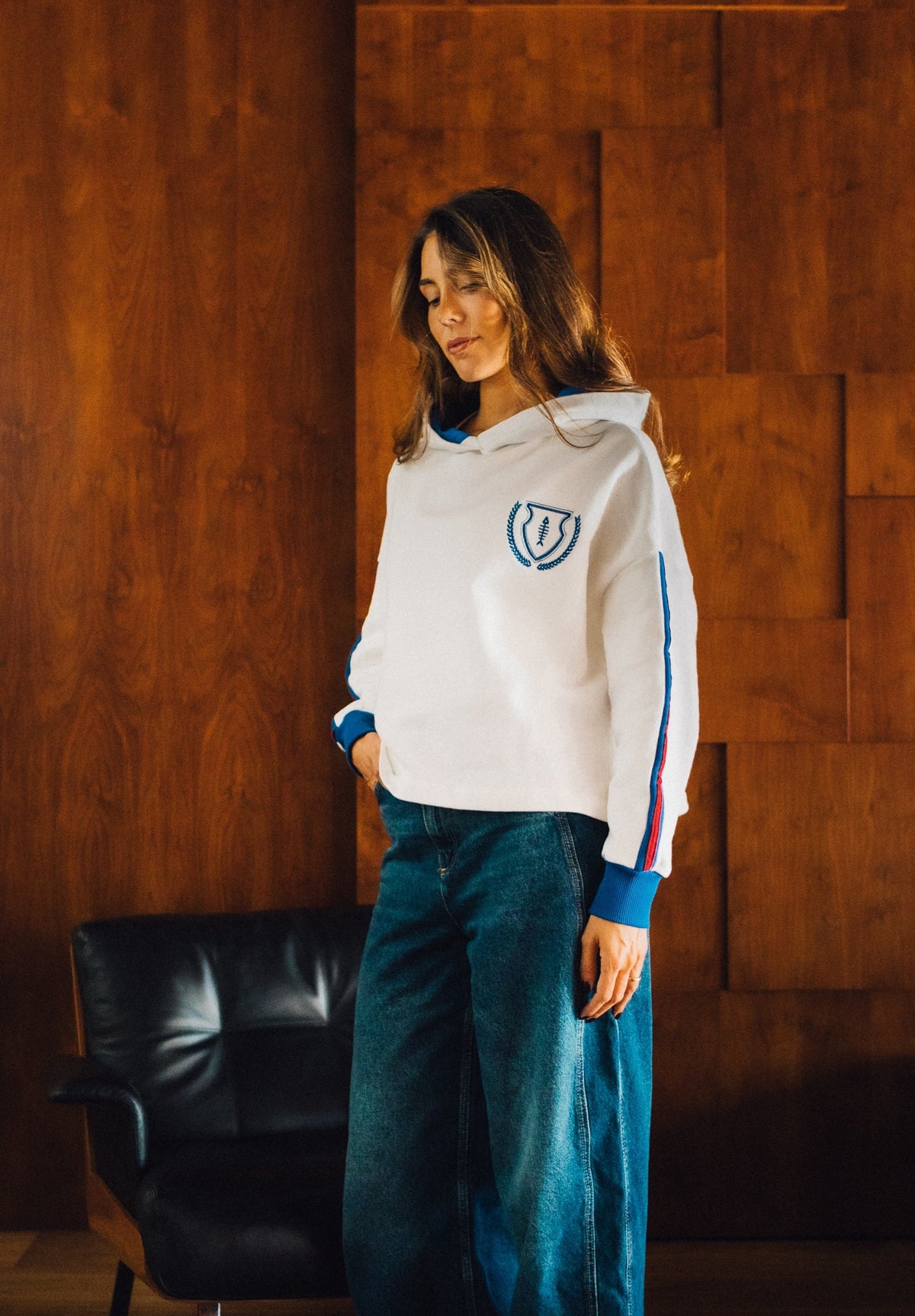 Sudadera Paloma New Blanco