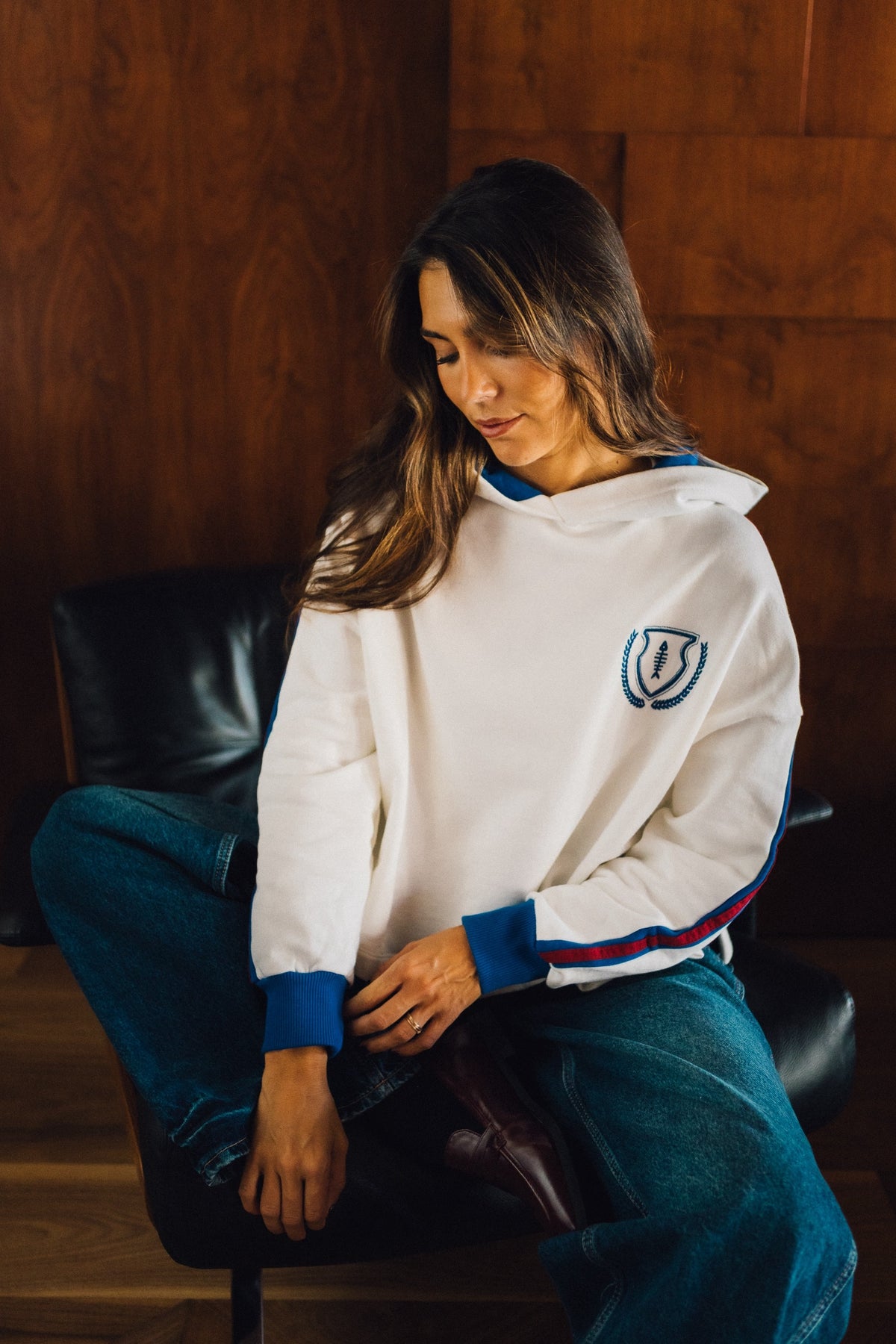 Sudadera Paloma New Blanco