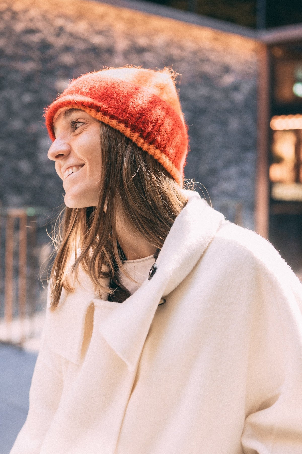 Gorro multicolor Naranja