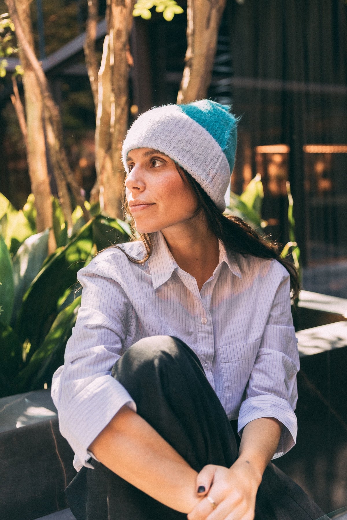 Gorro multicolor Turquesa