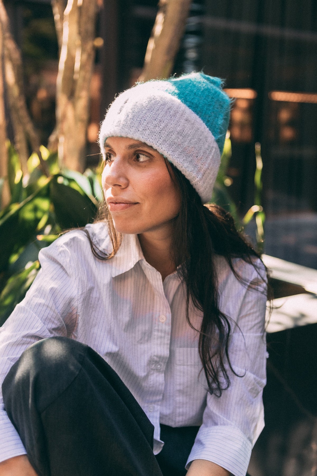 Gorro multicolor Turquesa