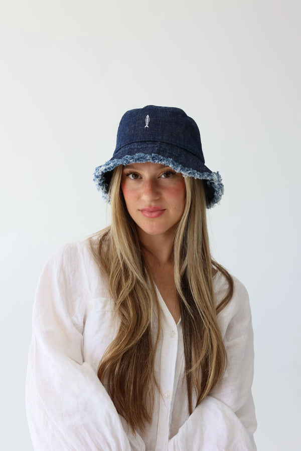 Gorro Bucket Denim