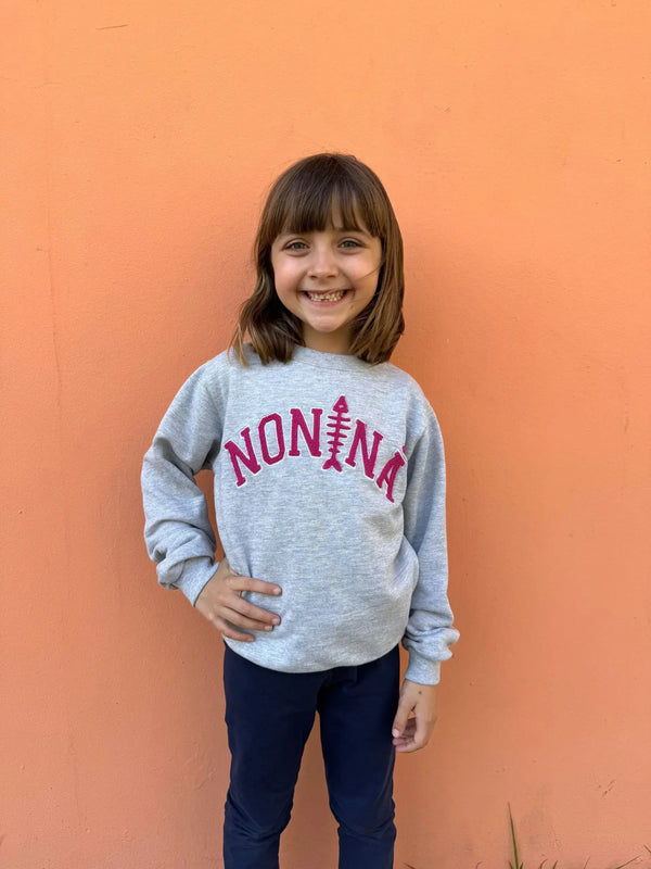 Sudadera Infantil College Rosa