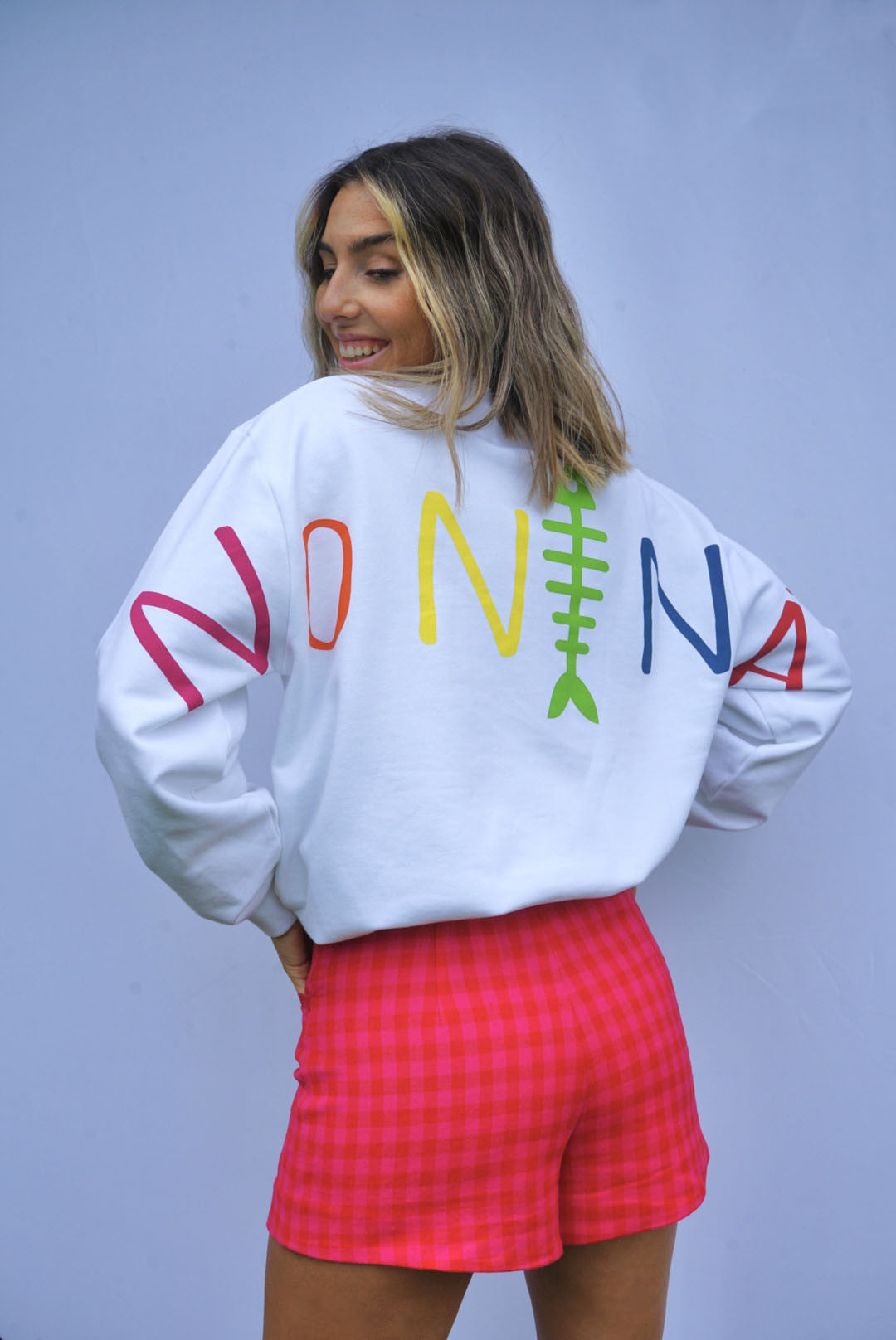 Sudadera Multicolor Blanco