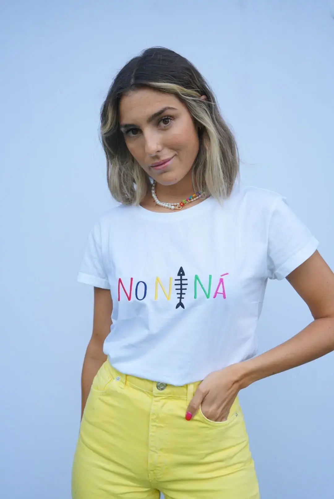 Camiseta NoNiNá Reinbou