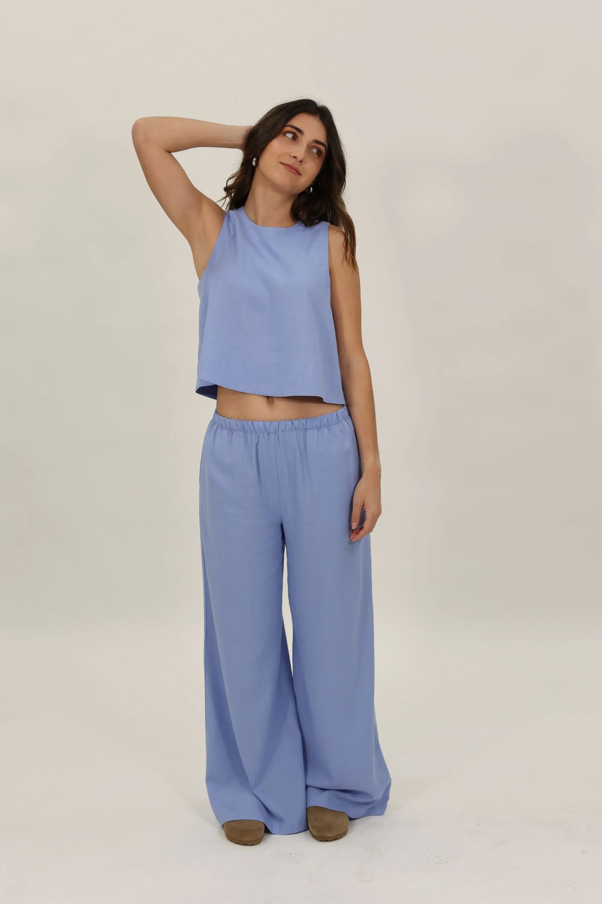 Top Luna Azul