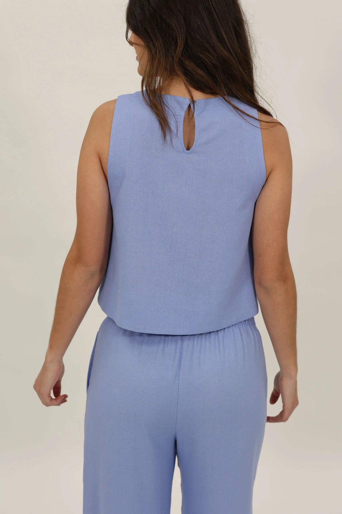 Top Luna Azul