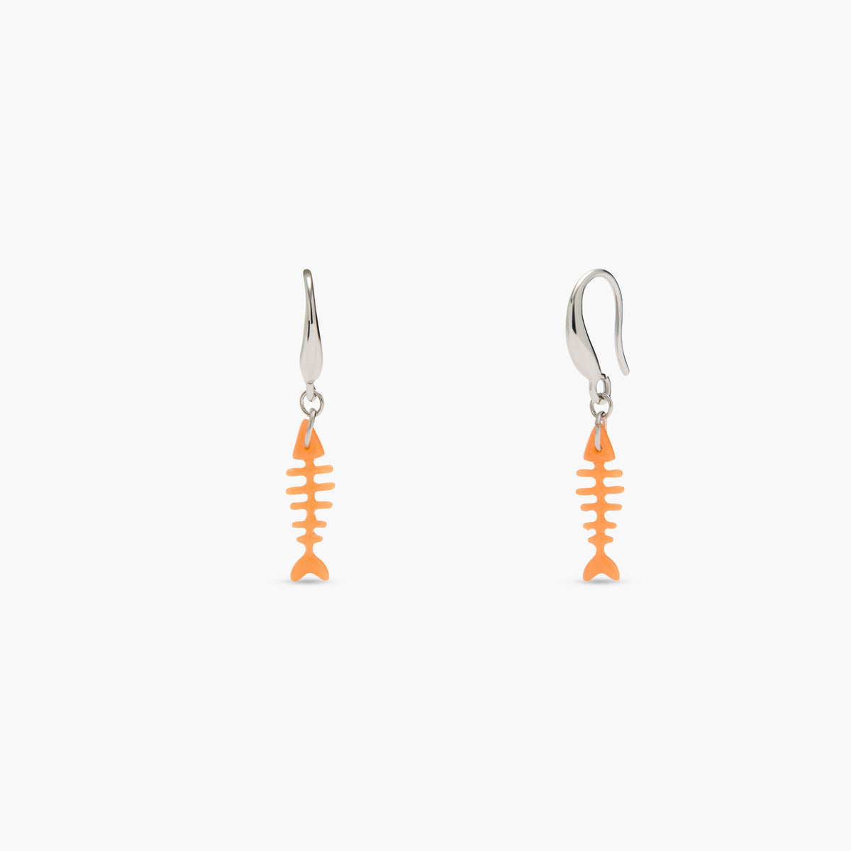 Pendientes Piscis Naranja