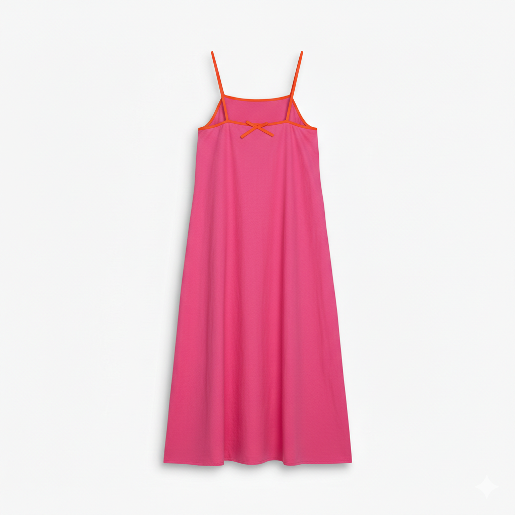 Vestido Matty Rosa Naranja