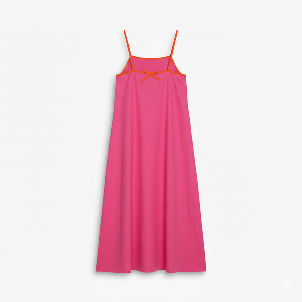 Vestido Matty Rosa Naranja