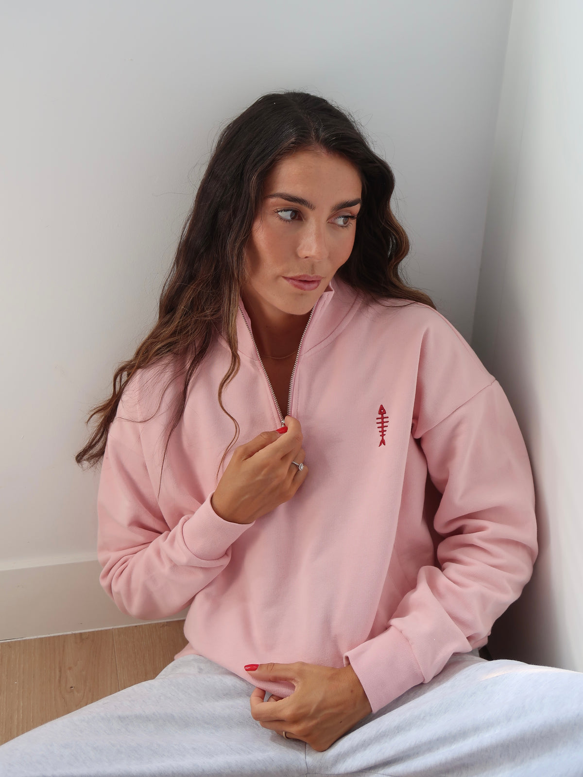 Sudadera Dublín Rosa