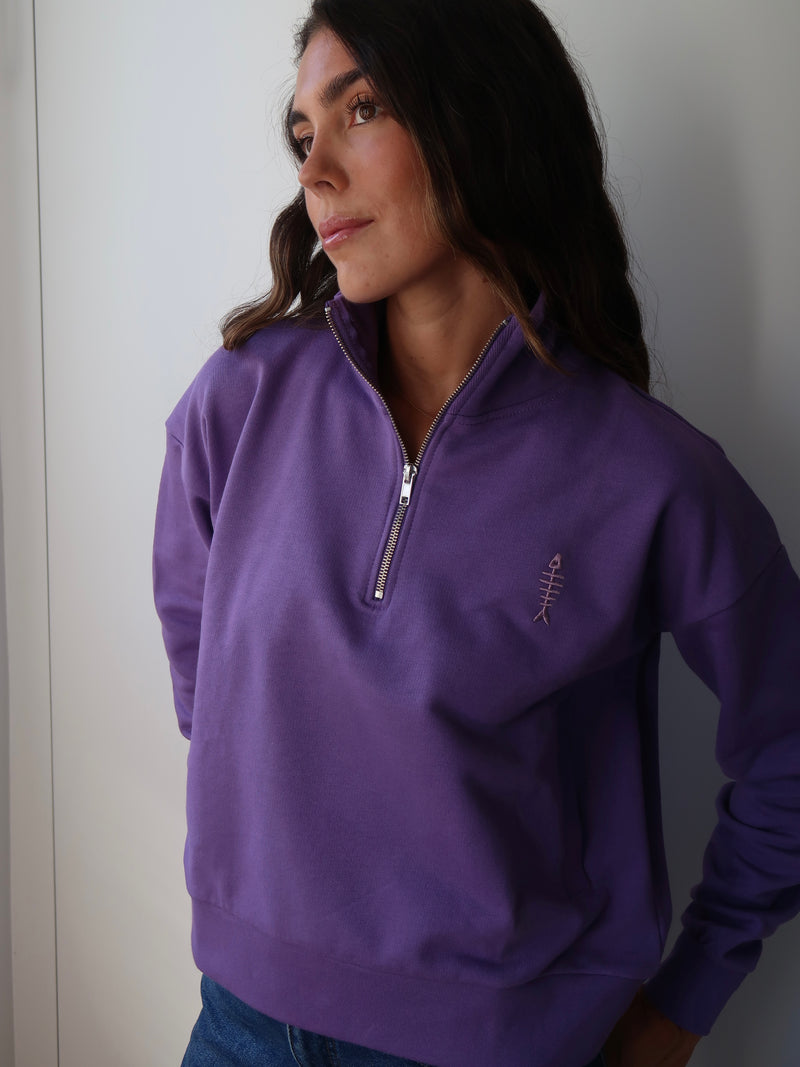 Sudadera Dublín Morada