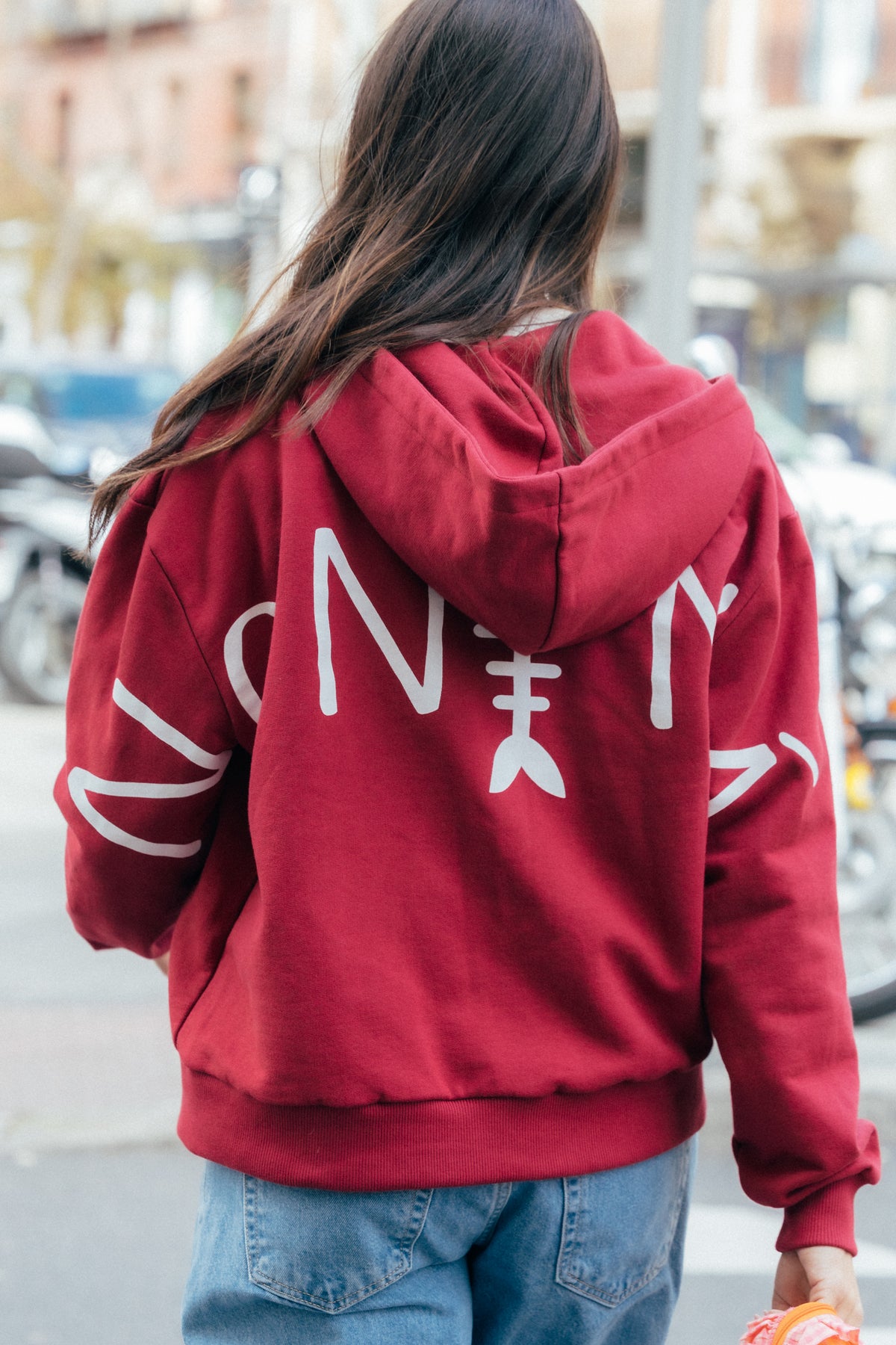 Sudadera Essential Granate