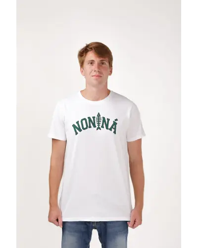 Camiseta Hombre College Blanco