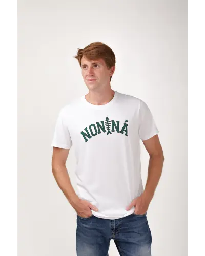 Camiseta Hombre College Blanco