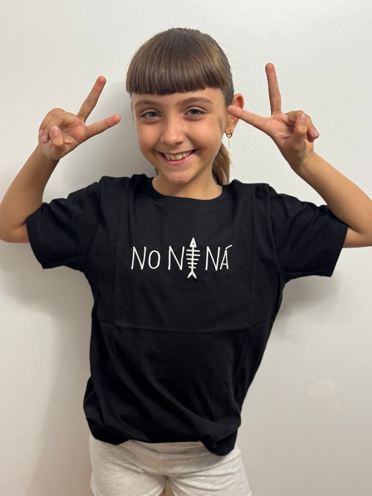 Camiseta Noniná Negra KIDS