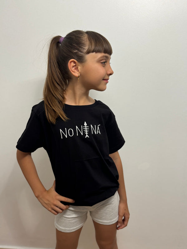 Camiseta Noniná Negra KIDS