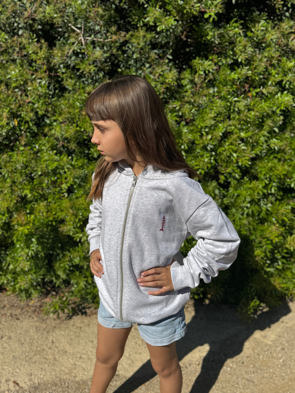 Sudadera Essential Gris KIDS