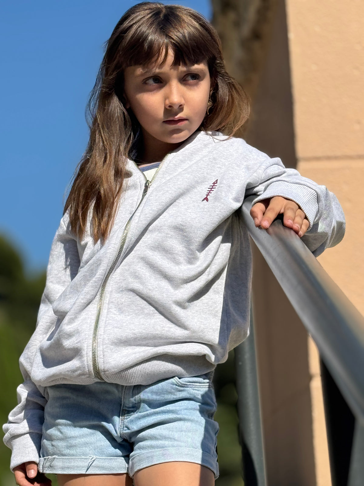 Sudadera Essential Gris KIDS