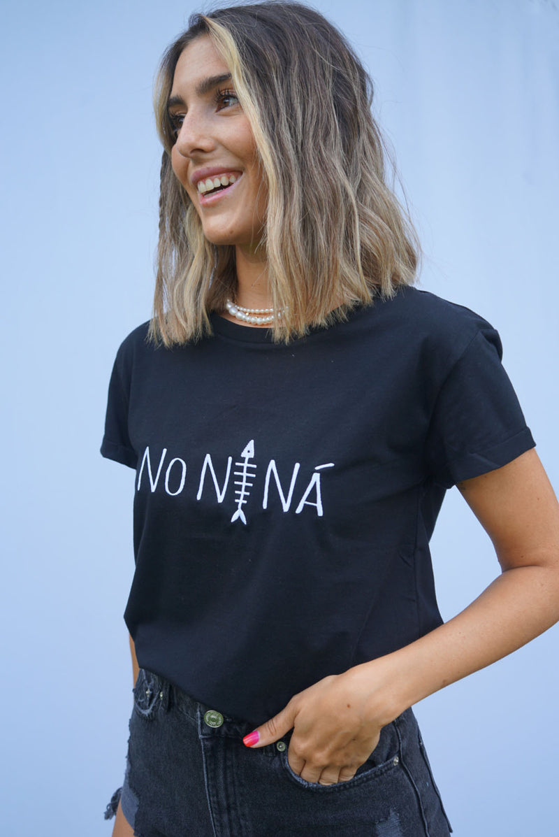 Camiseta NoNiNá Negra