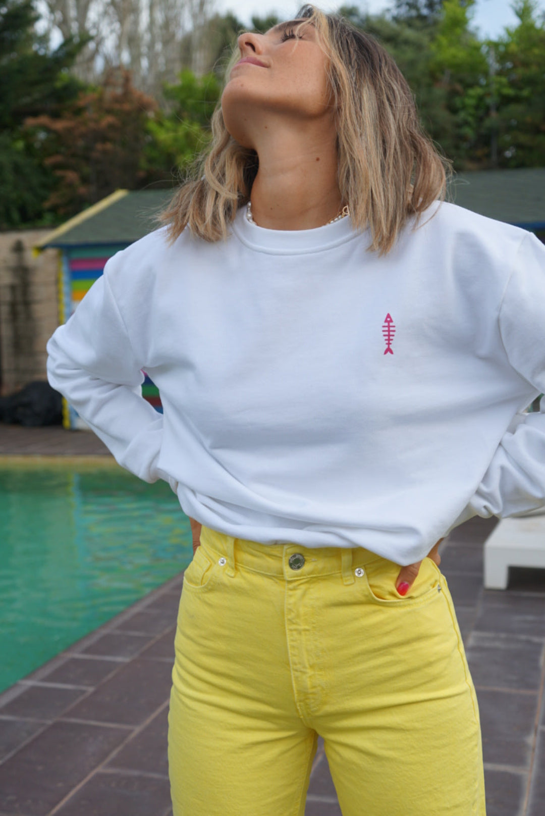 Sudadera Multicolor Blanco